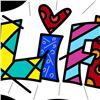 Image 2 : Life Black Mini Word by Britto, Romero