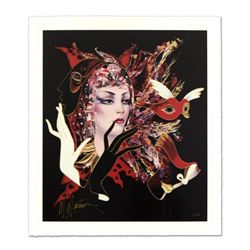 Martiros Manoukian -  Sophisticated Glance  Limited Edition Serigraph, Numbered and Hand Signed with