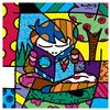 Image 1 : Romero Britto "Journey" Hand Signed Giclee on Canvas; Authenticated