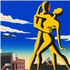 Image 2 : Mark Kostabi, "Yesterday's Here" Limited Edition Serigraph, Numbered and Hand Signed with Certificat