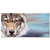 Image 1 : "Wolf" Limited Edition Giclee on Canvas by Martin Katon, Numbered and Hand Signed with Certificate o