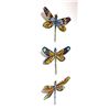 Image 2 : Patricia Govezensky- Original Painting on Cutout Steel (Set of 3) "Set of 3 Dragonfly"