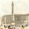 Image 2 : Urbain Huchet, "Place Vendome" Limited Edition Lithograph, Numbered and Hand Signed.