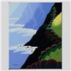 Image 1 : "Emerald Cliffs" Limited Edition Giclee on Canvas by Larissa Holt, Protege of Acclaimed Artist Eyvin