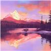 Image 2 : H. Leung, "Mt. Washington Sunset" Limited Edition on Canvas, Numbered and Hand Signed with Letter of