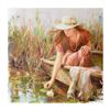 Image 1 : Vidan - "By the Pond" Limited Edition on Canvas, Numbered and Hand Signed with Certificate.