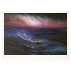 Wyland,  Storm  Limited Edition Lithograph, Numbered and Hand Signed with Certificate of Authenticit