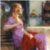 Image 2 : Pino (1939-2010) - "Longing For" Artist Embellished Limited Edition on Canvas (36" x 32"), AP Number