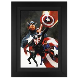 "Captain America #600" Extremely Limited Edition Giclee on Canvas (29" x 40") by Steve Epting and Ma