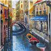 Image 2 : Anatoly Metlan - "Venice" Limited Edition Lithograph, Numbered and Hand Signed with Certificate of A