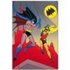 Image 1 : Bob Kane (1915-1998) - "Batman & Robin" Extremely Rare Limited Edition Original Color Lithograph, Nu