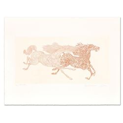 Guillaume Azoulay - "Tennue (Sienna)" Limited Edition Etching, Numbered and Hand Signed with Letter 