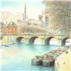 Image 2 : Rolf Rafflewski, "Seine II" - Limited Edition Lithograph, Numbered and Hand Signed.