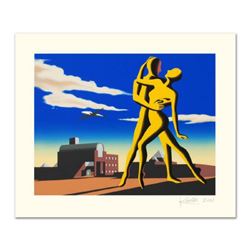 Mark Kostabi- Serigraph on paper  Yesterday's Here 