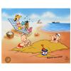 Image 1 : Myron Waldman (1908-2006). "A Day At The Beach" Limited Edition Hand Inked and Painted Animation Cel