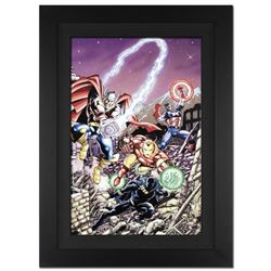  Avengers #21  Extremely Limited Edition Giclee on Canvas by George Perez and Marvel Comics. Numbere