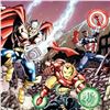 Image 2 : "Avengers #21" Extremely Limited Edition Giclee on Canvas by George Perez and Marvel Comics. Numbere