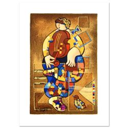 Dorit Levi - "Merry Violin" Limited Edition Serigraph, Numbered and Hand Signed with Certificate of 