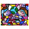 Image 1 : Romero Britto "New Children Of The World" Hand Signed Giclee on Canvas; Authenticated