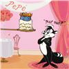 Image 2 : "Pepe's 50th Birthday" by Chuck Jones (1912-2002). Limited Edition Animation Cel 25" x 10.5" with Ha