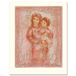  Millennium Joy  Limited Edition Lithograph by Edna Hibel, Numbered and Hand Signed with Certificate