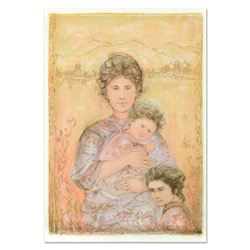 Edna Hibel (1917-2014),  Tatyana's Family  Limited Edition Lithograph, Numbered and Hand Signed with