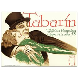 "Tabarin" Hand Pulled Lithograph by the RE Society, Image Originally by Ernst Deutsch. Includes Cert