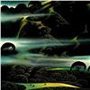 Image 2 : Eyvind Earle (1916-2000), "Fog Draped Hills" Limited Edition Serigraph on Paper; Numbered & Hand Sig