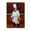 Image 1 : Guy Buffet - "Chef Louis" Limited Edition Serigraph; Numbered and Hand Signed with Certificate of Au