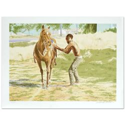 William Nelson, "First Ride" Limited Edition Serigraph, Numbered and Hand Signed by the Artist.