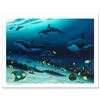 Image 3 : "Radiant Reef" Limited Edition Giclee Diptych on Canvas by Wyland, Numbered and Hand Signed with Cer