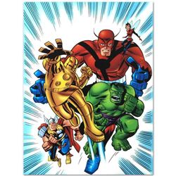 Marvel Comics  Avengers #1 1/2  Numbered Limited Edition Giclee on Canvas by Bruce Timm; Includes Ce