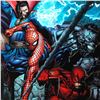 Image 2 : "Ultimatum #4" Extremely Limited Edition Giclee on Canvas by David Finch and Marvel Comics. Numbered