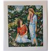 Image 1 : Igor Semeko- Original Serigraph on Paper "Sisters"