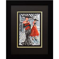 Patricia Govezensky- Original Watercolor  Dancing On My Own 