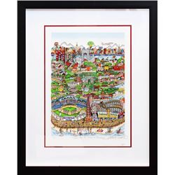 Charles Fazzino- 3D Construction Silkscreen Serigraph "Take the B-Train to Brooklyn"