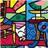 Image 2 : Romero Britto "New Squeaki Van Britto" Hand Signed Giclee on Canvas; Authenticated