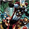 Image 2 : Marvel Comics "Avengers #5" Numbered Limited Edition Giclee on Canvas by John Romita Jr.; Includes C