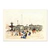 Image 1 : Urbain Huchet, "Place Concord" Limited Edition Lithograph, Numbered and Hand Signed.