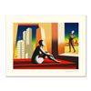 Image 1 : Mark Kostabi, "Windows Of Opportunity" Limited Edition Serigraph, Numbered and Hand Signed with Cert