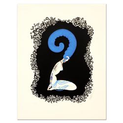 Erte (1892-1990) -  Numeral 2  Limited Edition Serigraph, Numbered and Hand Signed with Certificate 