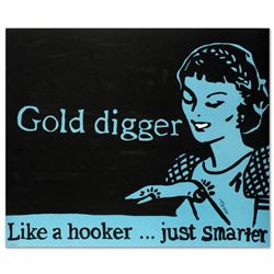 "Gold Digger" Limited Edition Lithograph by Todd Goldman, Numbered and Hand Signed with Certificate 