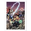 Image 1 : "Avengers #21" Limited Edition Giclee on Canvas by George Perez and Marvel Comics. Numbered and Hand