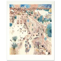 "The Wall, Right View" Limited Edition Serigraph by Shmuel Katz (1926-2010), Numbered and Hand Signe