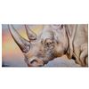 Image 1 : "White Rhino" Limited Edition Giclee on Canvas by Martin Katon, Numbered and Hand Signed with Certif