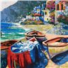 Image 2 : Howard Behrens (1933-2014) - "Memories of Capri" Hand Embellished Limited Edition on Textured Board,