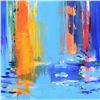 Image 2 : Roberto Donatelli, "Reflections" Original Oil Painting on Canvas, Titled Inverso and Hand Signed wit