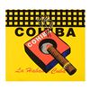 Image 1 : Steve Kaufman (1960-2010), "Cohiba" Limited Edition Silkscreen on Canvas from an HC Edition, Hand Si