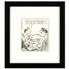 Image 1 : Bizarro! "Ransom Note" is a Framed Original Pen & Ink Drawing by Dan Piraro, Hand Signed by the Arti