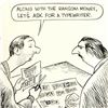 Image 2 : Bizarro! "Ransom Note" is a Framed Original Pen & Ink Drawing by Dan Piraro, Hand Signed by the Arti